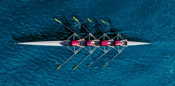 Womens rowing team