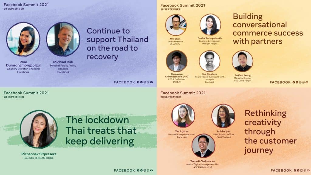 FB Summit Thailand 21 Highlight Speakers