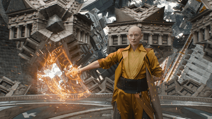 tilda swintons ancient one might be dead since doctor strange but what she saw of the future cou