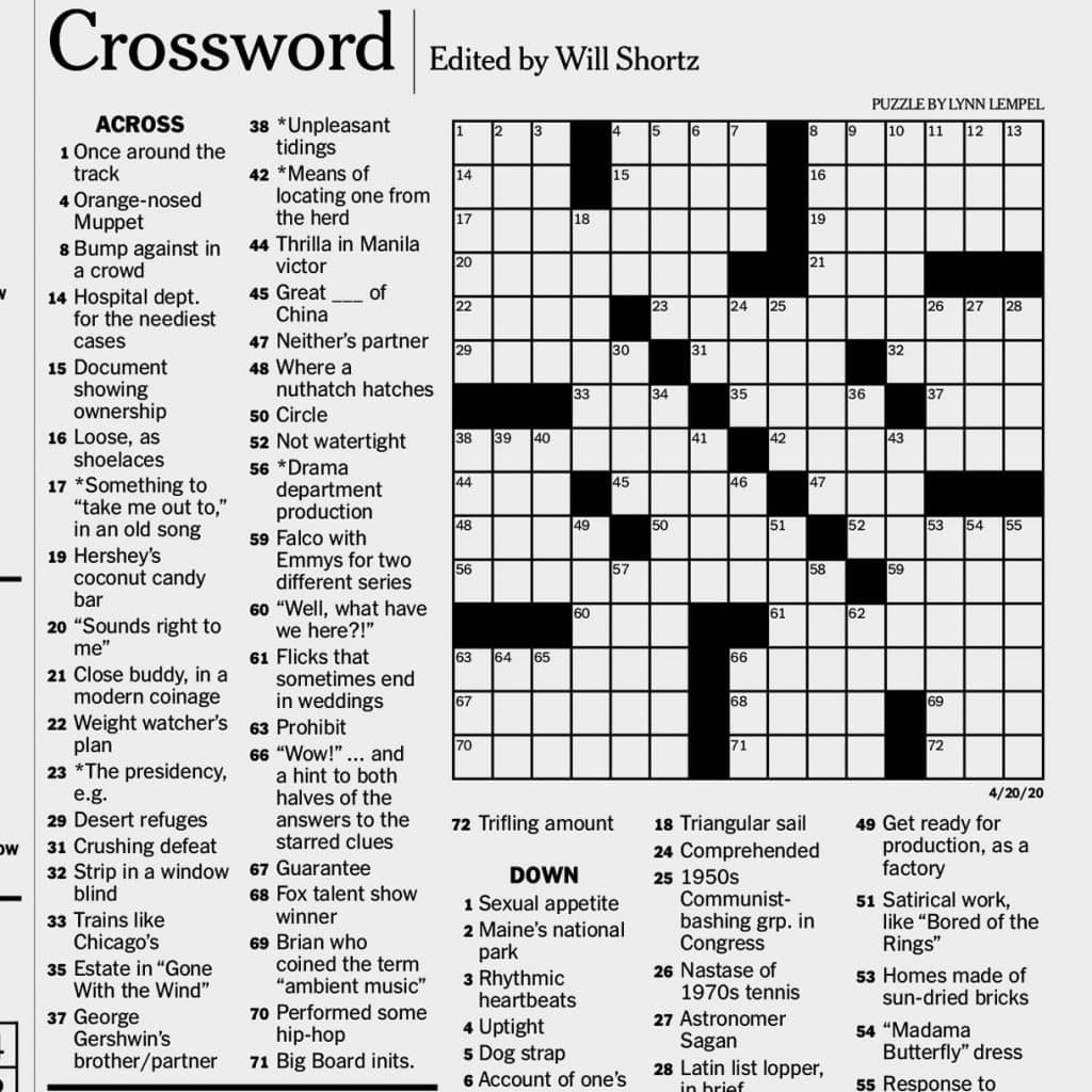 crossword palmer mediumSquareAt3X