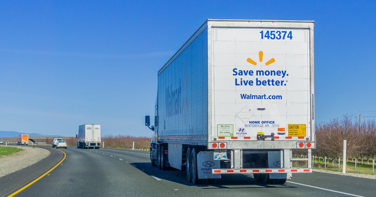 Walmart long-haul truck drivers