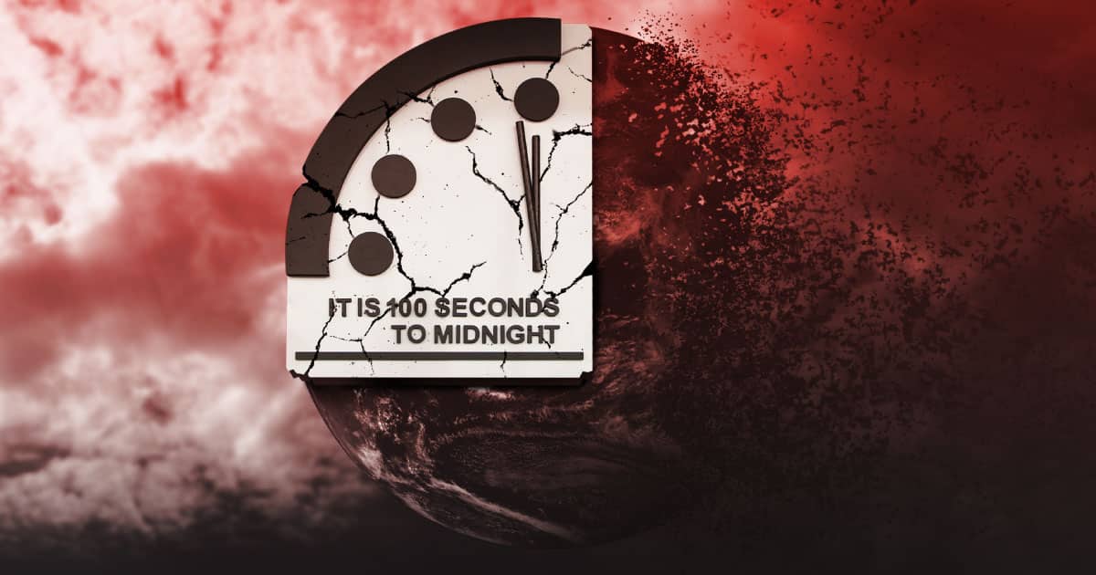 The End May Be Nearer: Doomsday Clock Moves Within 100 Seconds Of Midnight