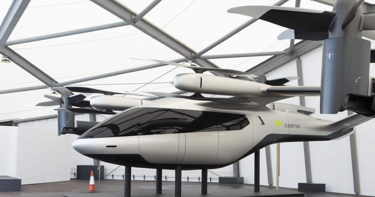 Flying taxis hub opens in Coventry for demonstrations Published22 hours ago Share Air taxi IMAGE SOURCE,PRESS EYE Image caption, The site's operator said a life-sized model of an air taxi being built by Supernal, part of Hyundai, would be on show A hub for future vehicles like air taxis and delivery drones is opening to the public for demonstrations. Over at least a month the Air-One mini-airport site in Coventry will host demonstrator flights and outline how to control aircraft. The operator said it was